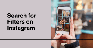 How do I search for filters on Instagram?