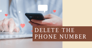 Using Instagram Mobile App to Delete Your Phone Number